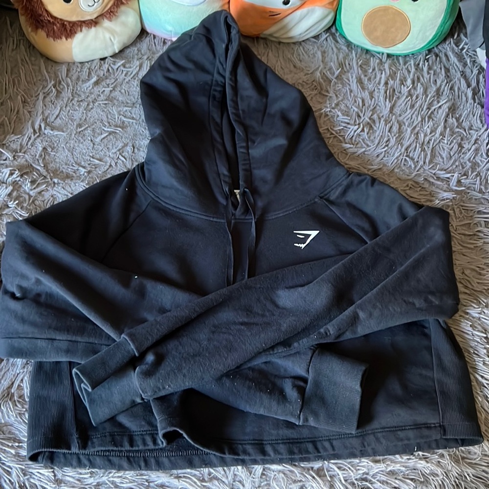 cropped gymshark hoodie